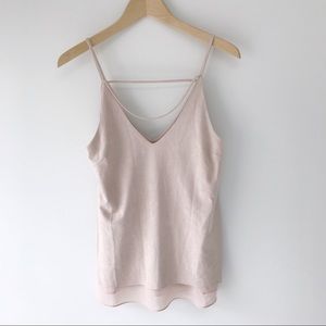 Sans Souci Faux Suede Tank Small